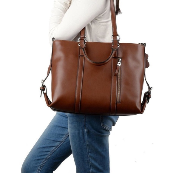 WOMEN'S LARGE LEATHER TOTE - LAST ONE ! - Picture 3 of 7